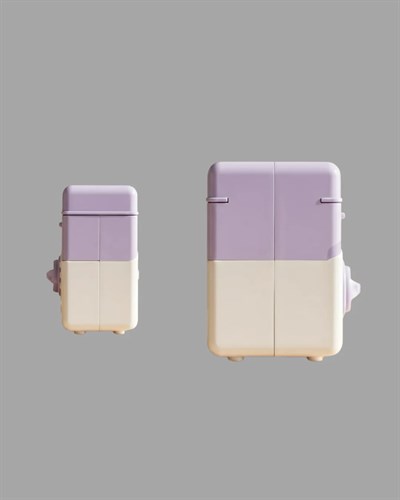 ATM Tasarımlı Şifreli Işıklı Çocuk Kumbarası Mor