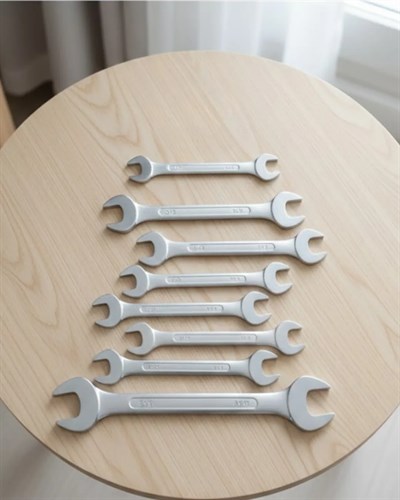 Açık Ağız Kombine Anahtar Seti 8 Ölçü Dayanıklı Yapı
