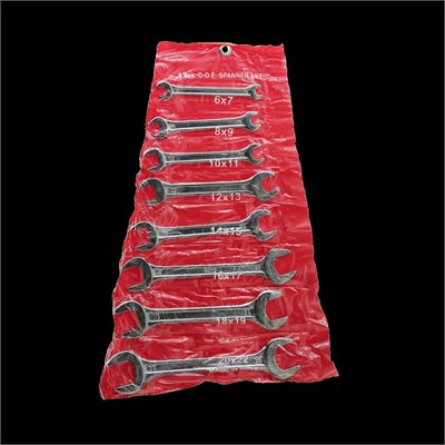 Açık Uçlu Anahtar Takımı 6-22 mm (8 Parça)
