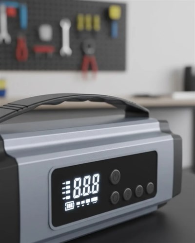 Acil Durumlar İçin Çok Fonksiyonlu Araç Akü Takviyesi Hava Kompresörü ve Güç Kaynağı