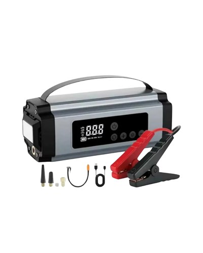 Acil Durumlar İçin Çok Fonksiyonlu Araç Akü Takviyesi Hava Kompresörü ve Güç Kaynağı