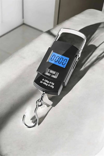 Ağırlık Ölçer 50 Kg El Terazisi El Kantarı Pilli Led Ekran