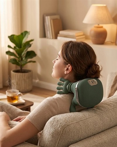 Akıllı Boyun Masaj Aleti 3D Yoğurma Derin Doku Masaj Cihazı Taşınabilir