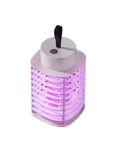 Akıllı Elektrikli Böcek Öldürücü Lamba UV Mor Işık Sessiz Gece Kullanımı Duvara Asılabilir