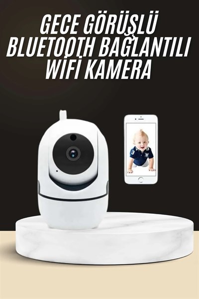 Akıllı Güvenlik Kamerası HD Görüntü Kalitesi Hareket Algılama Wifi Kamera