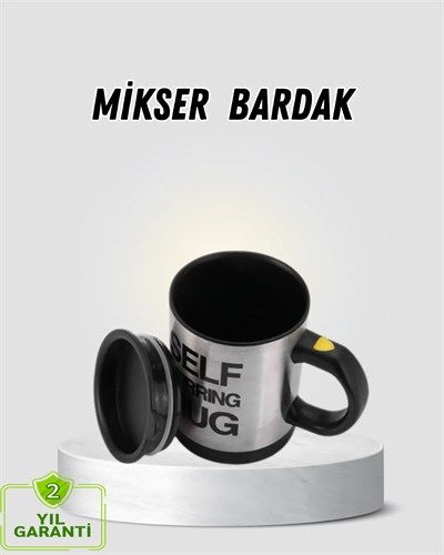 Akıllı Kendi Kendini Karıştıran Termal Kupa – Paslanmaz Çelik