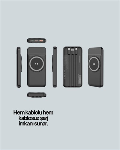 Akıllı Koruma Sistemli Powerbank – Hızlı, Güvenli ve Modern