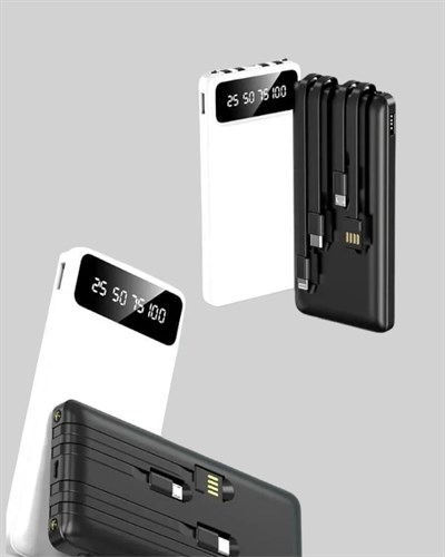 Akıllı LCD Ekranlı 20.000mAh Powerbank PD + USB + Type-C