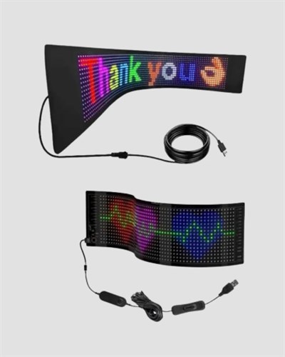 Akıllı LED Matrix Panel – USB Bağlantılı, Kaydırmalı Yazı ve Animasyon Desteği