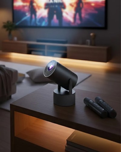 Akıllı Projeksiyon Cihazı Karaoke Mikrofonlu 1080P Android