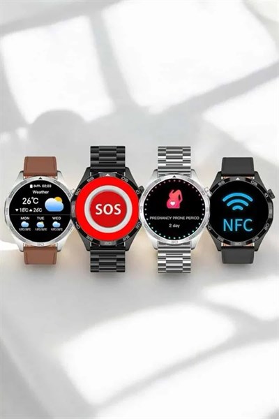 Akıllı Saat Bildirim Görme Sesli Görüşme Çoklu Kordon GPS Takibi