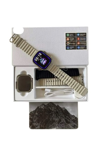 Akıllı Saat Çok Fonksiyonlu Unısex Sosyal Medya Girişli Bluetooth Bağlantılı