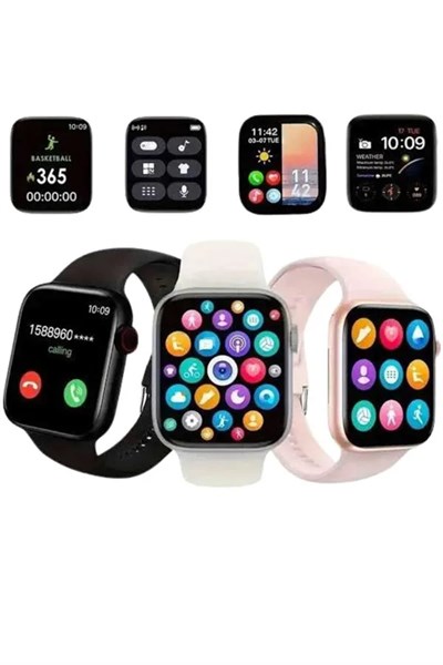 Akıllı Saat Çok Fonksiyonlu Uyku Takibi Adımsayar Nabız Ölçer Arama Cevaplayan
