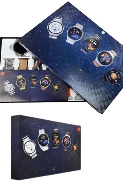 Akıllı Saat Çoklu Kordon Seçenekli Dokunmatik Ekran Nabız Sensörlü