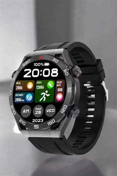 Akıllı Saat Yeni Nesil 2024 Model Metal Kordonlu Bluetooth Bağlantılı