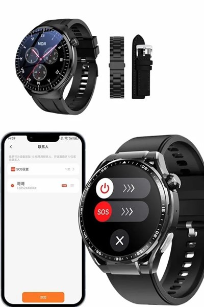 Akıllı Saat Yeni Nesil Üç Kordonlu Nabız Ölçer Çağrı Cevaplama