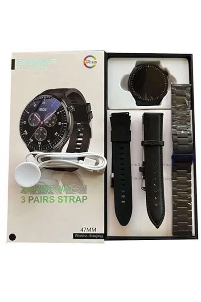 Akıllı Saat Yeni Nesil Üç Kordonlu Nabız Ölçer Çağrı Cevaplama