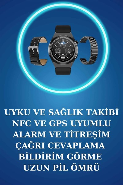 Akıllı Saat ve Kulaklık Seti Bildirim Görme Arama Cevaplama ANC Özelliği