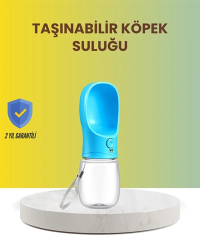Akıllı Su Akış Kontrollü Köpek Su Matara Taşınabilir Gezdirme Şişesi