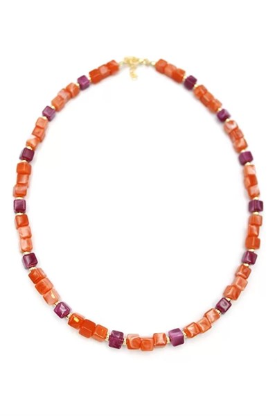 Akrilik Kolye - Turuncu