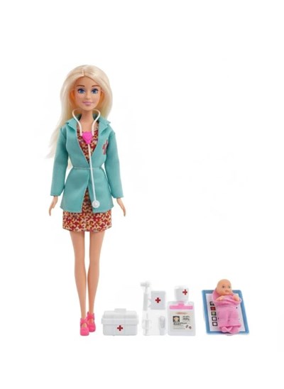 Aksesuarlı Model Bebek Doktor Seti