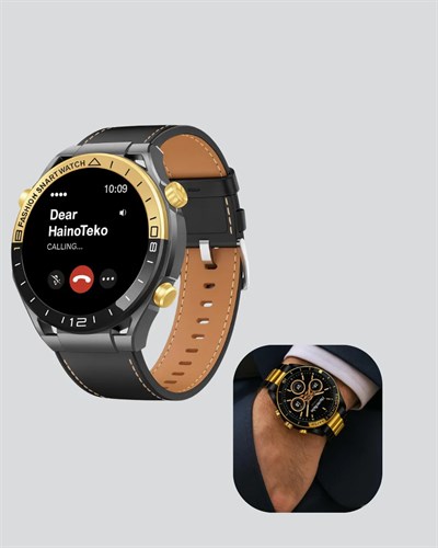 Amoled Ekran Akıllı Saat Bluetooth 5.1 Çağrı Destekli 3 Bileklikli