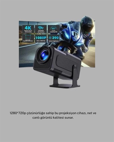 Android Projeksiyon Game Box – 1280x720p HD Çözünürlük, Bluetooth,HDMI ve USB Girişli