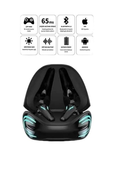 Android ve İOS Uyumlu Bluetooth Kulaklık Gaming Kulaklık Mini