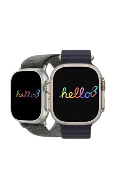 Android ve İOS Uyumlu Uyku ve Sağlık Takibi Yapabilen 3 Kordonlu Akıllı Saat