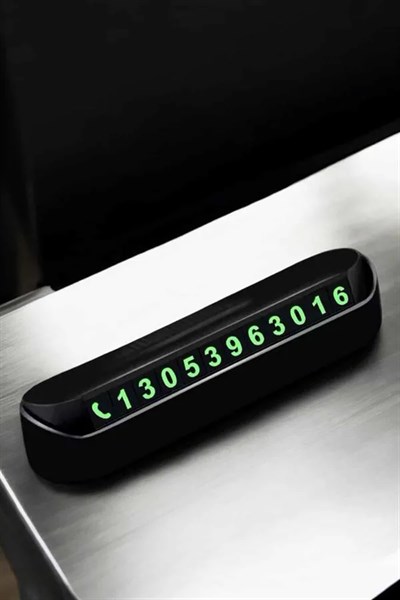 Araba Park Numaratörü Araç İçi Numaralık Değiştirilebilir Çevirmeli Mini