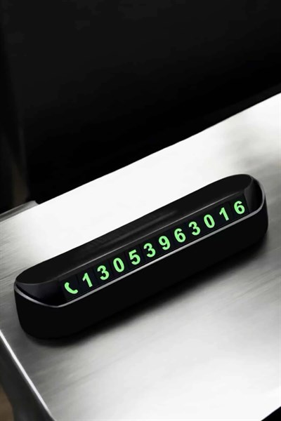 Araba Park Numaratörü Araç İçi Numaralık Değiştirilebilir Çevirmeli Mini