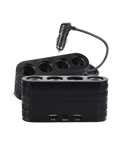 Araç Çakmak Çoklayıcı USB ve Type C Destekli Güçlü ve Güvenli Kullanım