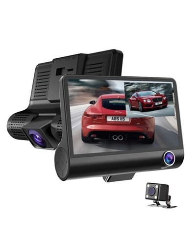 Araç DVR Kamera Çift Lensli 4 İnç Ekranlı G Sensörlü