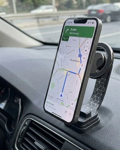 Araç İçi Manyetik Telefon Tutucu Katlanabilir Navigasyon Standı