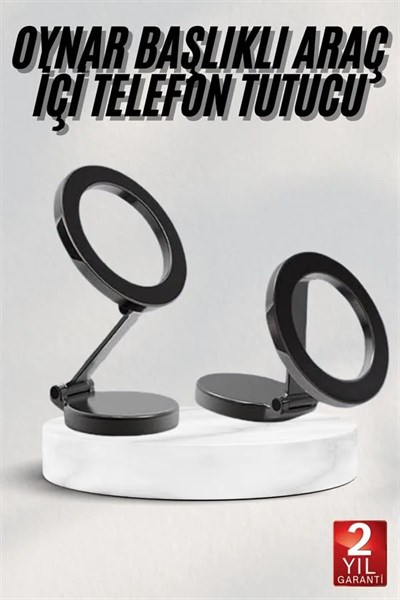 Araç Içi Telefon Tutucu İOS Uyumlu Magsafe Manyetik Mıknatıslı