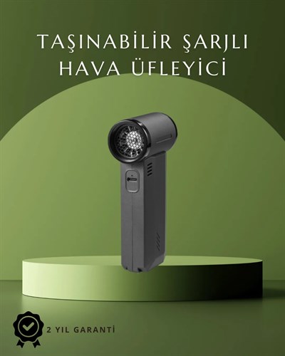 Araç İçi ve Ev İçin Güçlü Hava Üfleyici Toz Temizleme Makinesi
