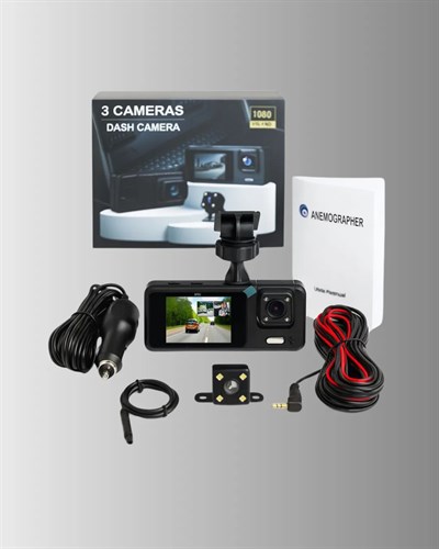 Araç Kamerası 3’lü Sistem | Full HD, Sesli Kayıt ve Park Gözetimi