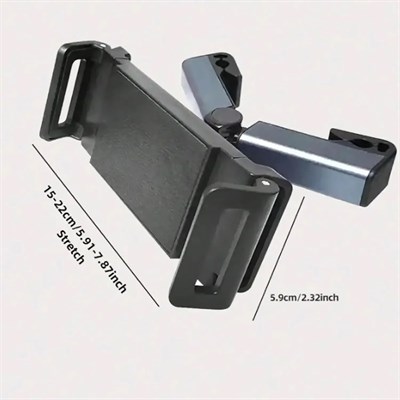 Araç Koltuk Arkası Tablet Tutucu, Telefon Tutucu, Tablet/Telefon Tutucu, 360° iPad Pro 12.9 Mini Air, Galaxy Tab A A7 S7, Switch, Surface, 4,7-12,9 inch ile uyumlu