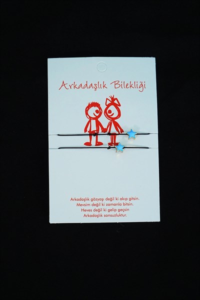 Arkadaş Şans Bilekliği Yıldız Model