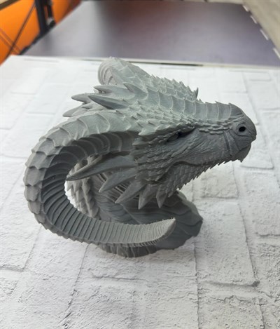 Asılabilir / Masaüstü Ejderha Modeli 3D Dekoratif Heykel 22x17 cm