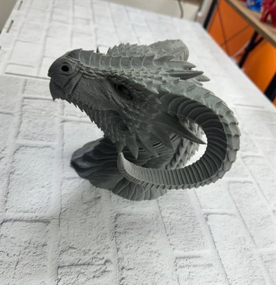 Asılabilir / Masaüstü Ejderha Modeli 3D Dekoratif Heykel 22x17 cm