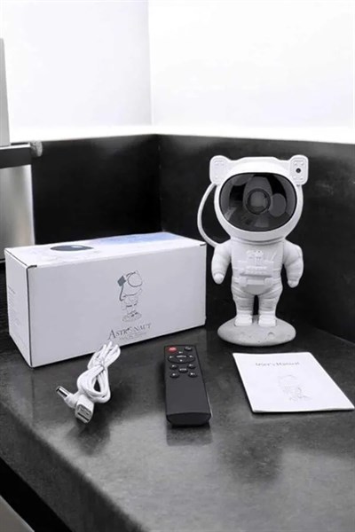 Astronot Görünümlü Projeksiyon Speaker Taşınabilir