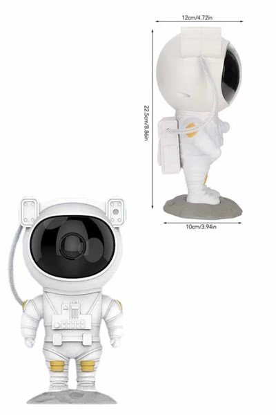 Astronot Şeklinde Bluetooth Hoparlör Gökyüzü Kumandalı Aydınlatma Lamba