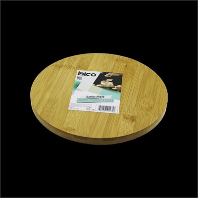 Ayaklı Bambu Sunum Tepsisi 24.5 cm