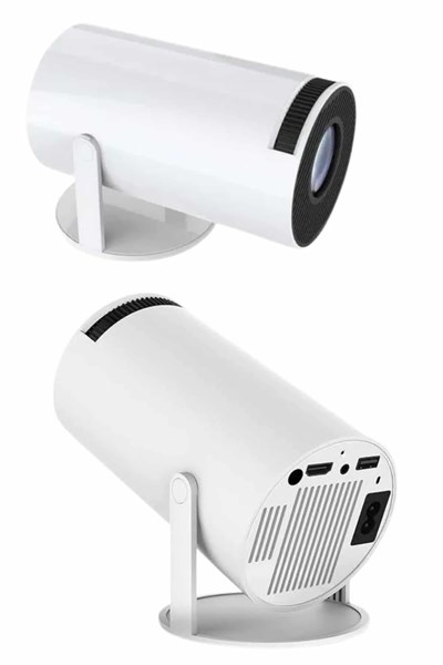 Ayaklı Projeksiyon Taşınabilir Mini Projektör Sinema Projektörü Android