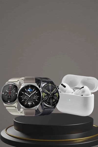 Aynalı Bluetooth Kulaklık Yeni Nesil Akıllı Saat Titreşimli Nabız Ölçer Spor Modları