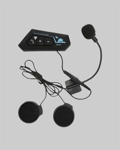 BT22 Kask Bluetooth Kulaklık 5.0 Gürültü Engelleyici ve Eller Serbest Kullanım