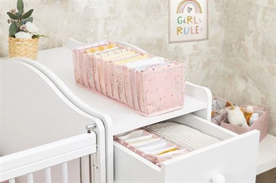 Baby Akordiyon Organizer Çekmece Düzenleyici Medium (pembe)