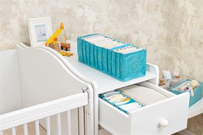 Baby Akordiyon Organizer Çekmece Düzenleyici Medium (yeşil)
