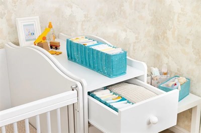 Baby Akordiyon Organizer Çekmece Düzenleyici Small (yeşil)
